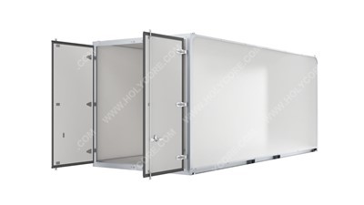 Coimeádáin Stórála Inaistrithe Fast Assembly déanta as Painéal PP Honeycomb Treisithe Snáithín Gloine